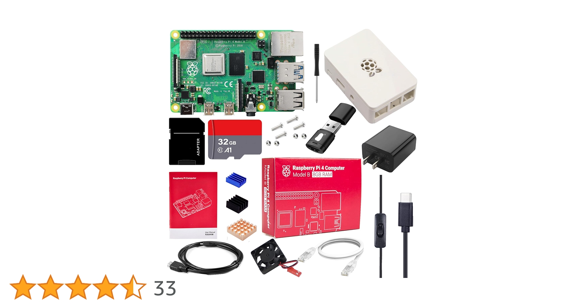 Amazon.co.jp: Vesiri Raspberry Pi4 8GB Kit 日本技適済